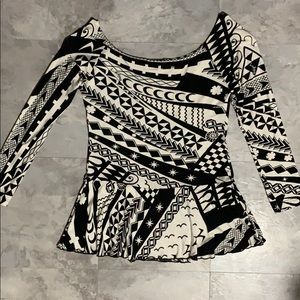 Missing Polynesia Off-the-shoulder Top